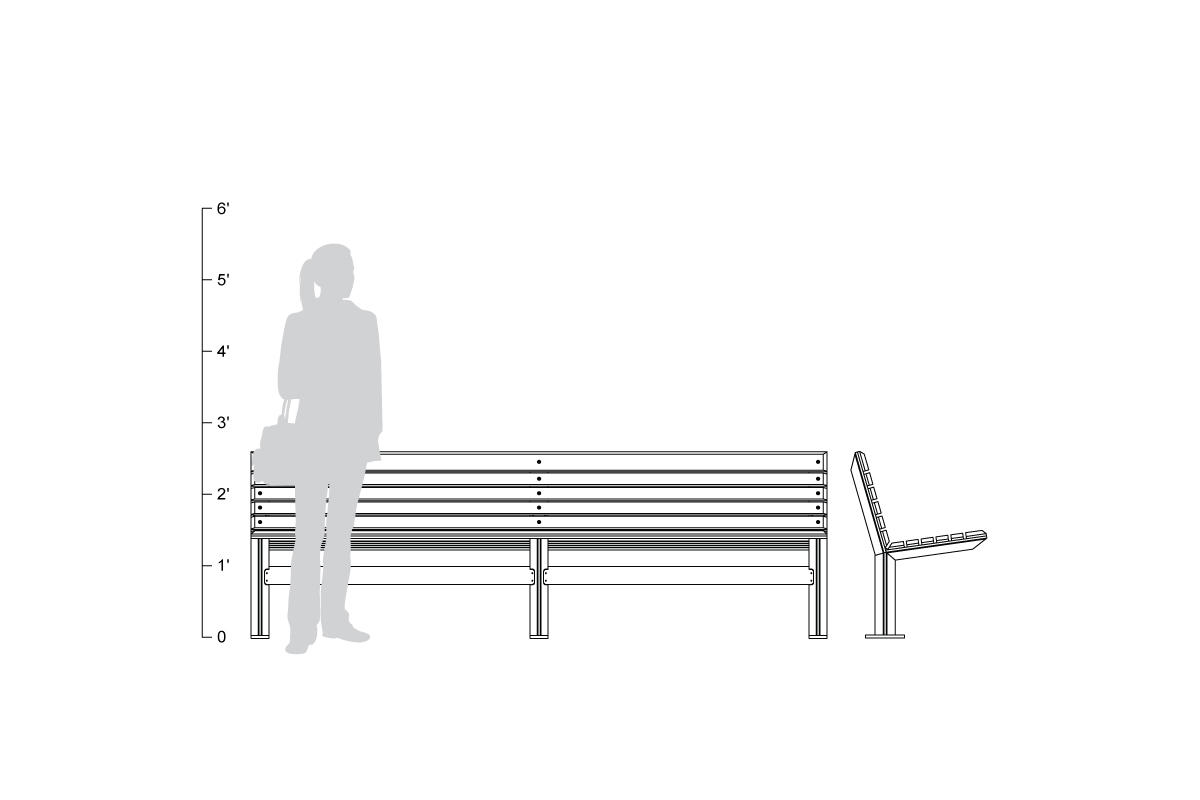FSRT37 Скамейка рыцаря  Forms-surfaces  - Вид №26