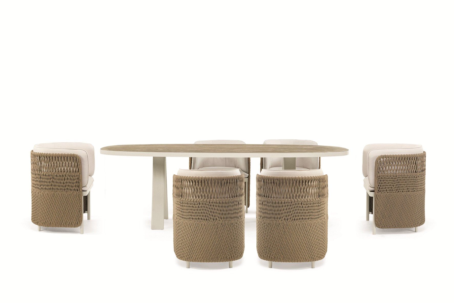 ТИК овальный садовый стол Ethimo Esedra ARCH-00061799 - Вид №8