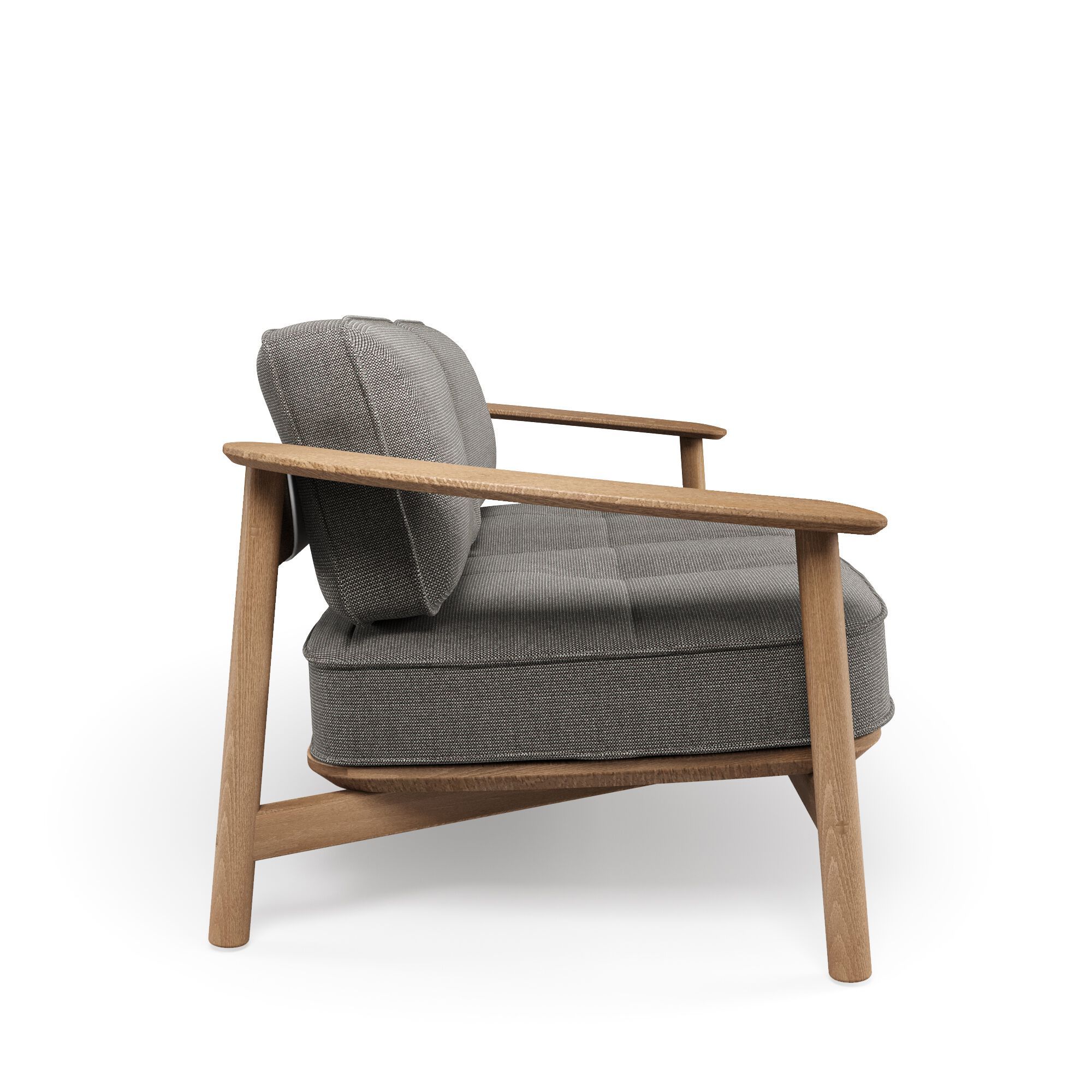 Тканевый садовый диван с тиковым корпусом emu Близнецы ARCH-00120635 - Вид №2