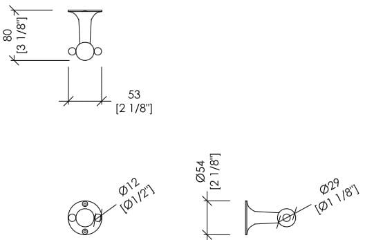 Вешалка для полотенец из латуни Devon&Devon Нью-Йорк ARCH-00081669 - Вид №2