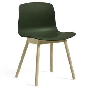 Стул AAC12, темно-зеленый со светлыми ножками