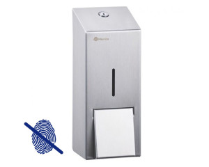 DSM276 Дозатор пенного мыла STELLA Anti-FingerPrint MAXI для одноразовых картриджей с пенным насосом, матовая сталь с покрытием AFP Merida