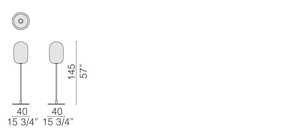 Напольная лампа из дутого стекла CAPPELLINI Arya ARCH-00089069 - Вид №3