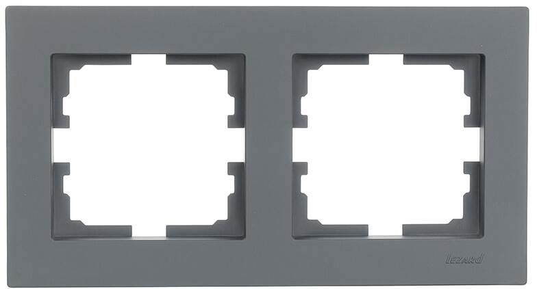 VESNA Рамка 2-я горизонтальная графит