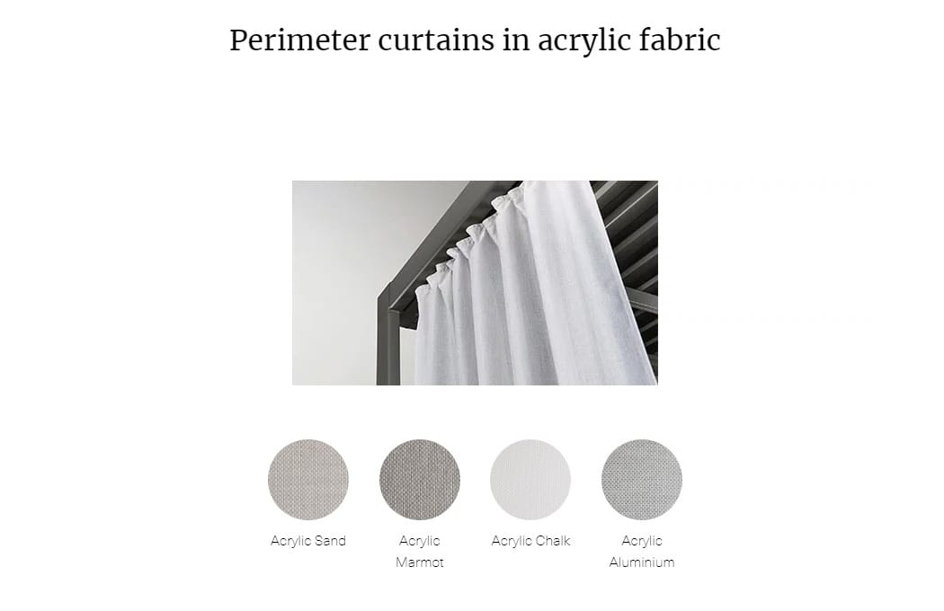 Самонесущая беседка с электроприводом Ethimo Eivissa ARCH-00061946 - Вид №6