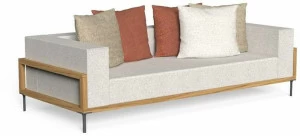 Talenti 3-х местный тканевый диван Cleo teak Clediv