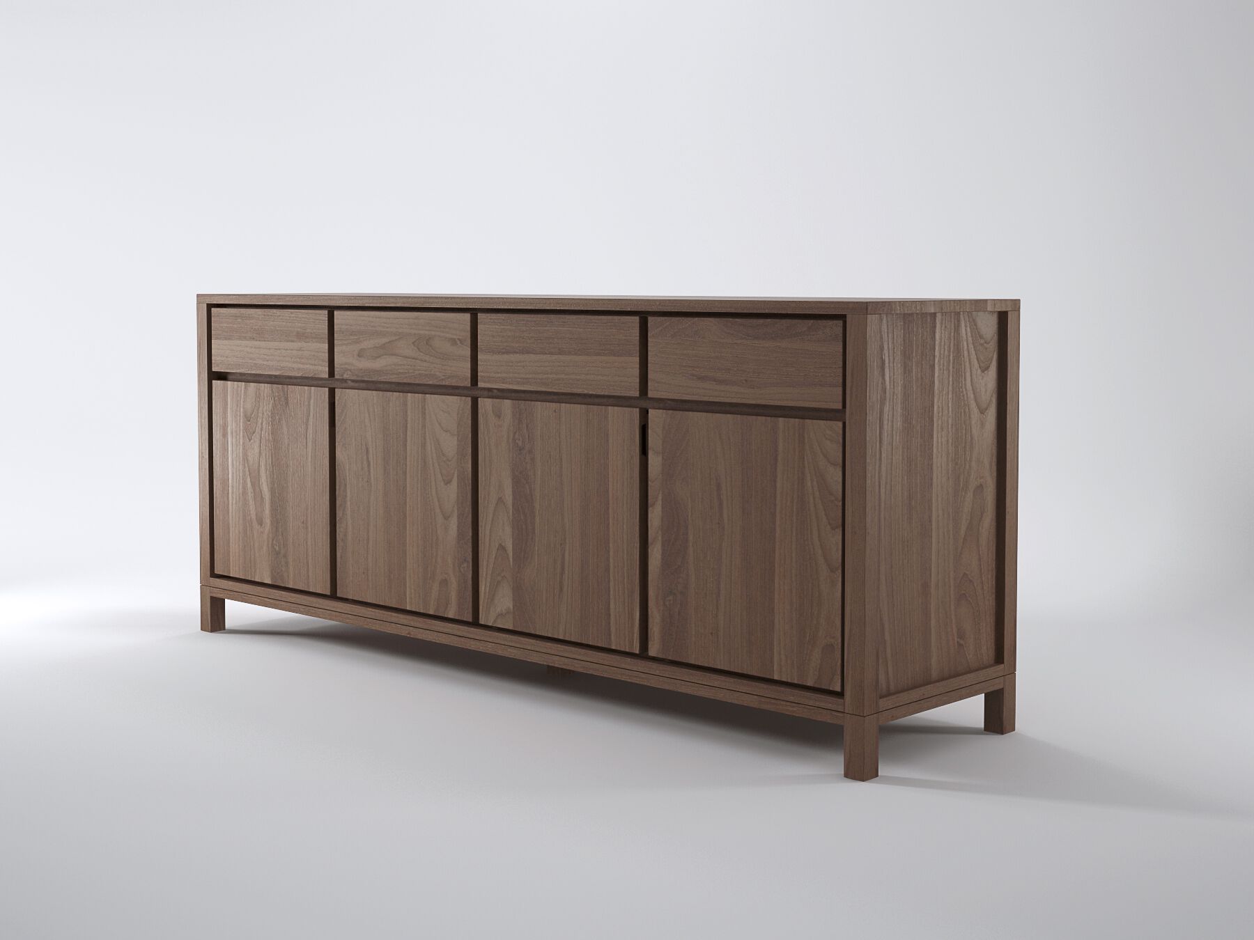 Деревянный шкаф с распашными дверцами с ящиками KARPENTER ARCH-00128777 - Вид №6