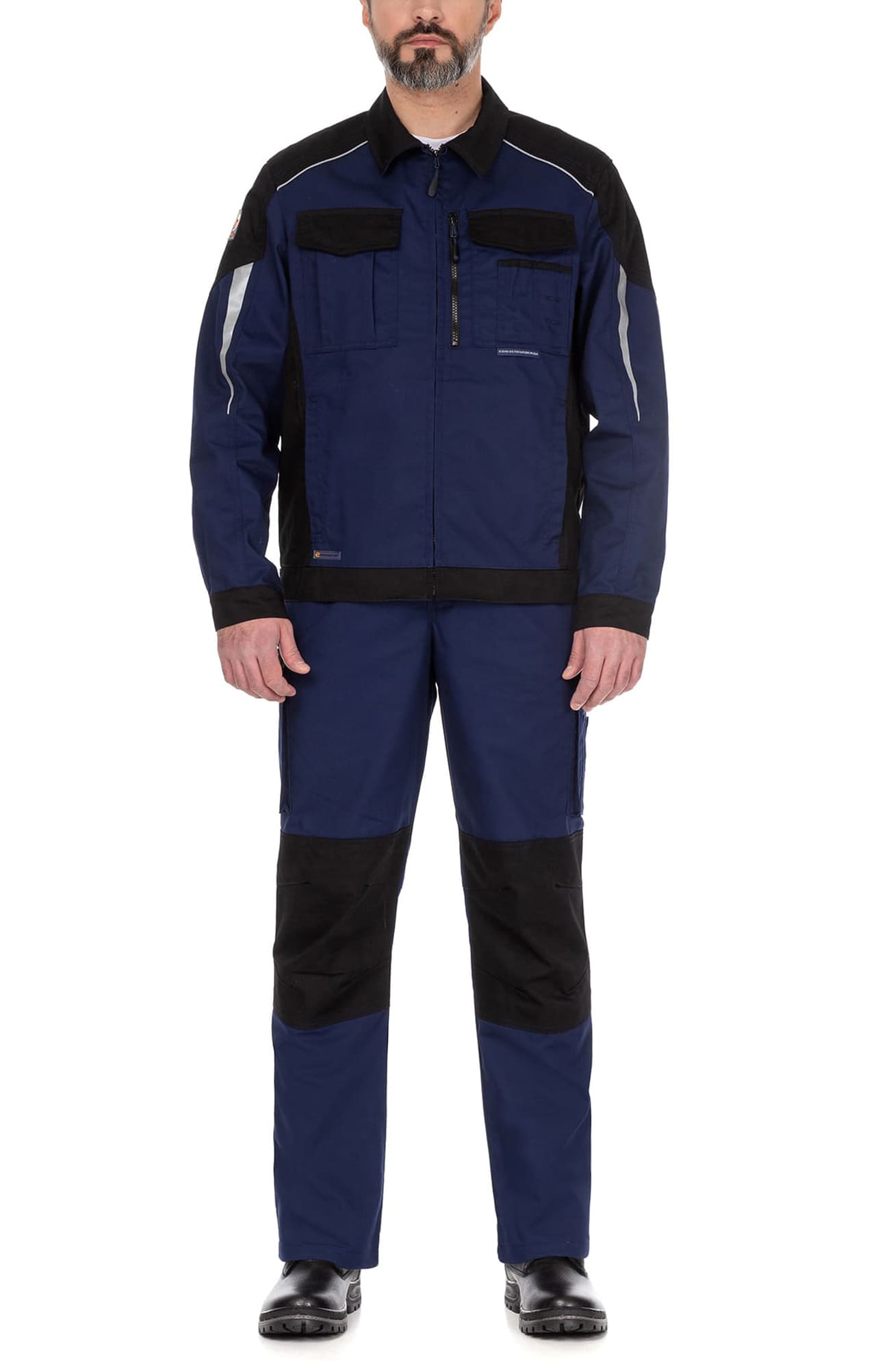 64622 Костюм  NEW 2 темно-синий с черным STATUS  Летняя спецодежда  размер 56-58/170-176  - Вид №19
