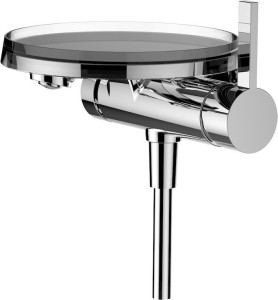 H3213390041411 Смеситель для ванны-душа, для установки с Simibox 1-Point, излив 170 mm, картридж Ecototal, с душевым набором LAUFEN PRO