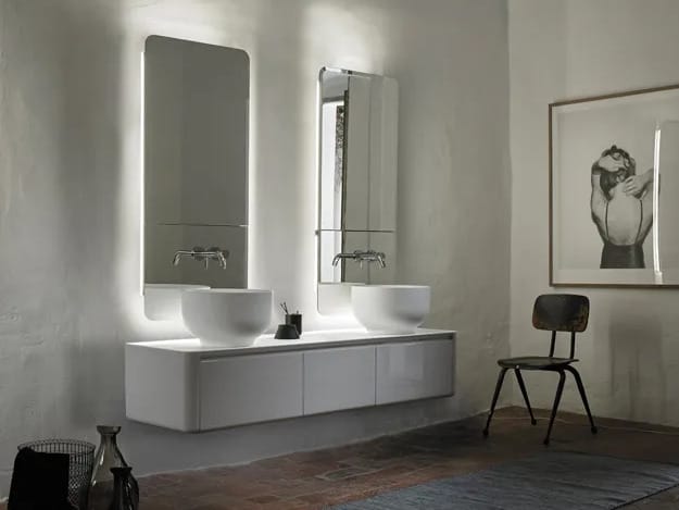 Двойной подвесной умывальник с ящиками Inbani ORIGIN ARCH-00038347 - Вид №1