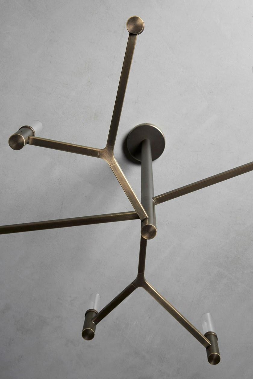 VeniceM Люстра из латуни с диммером Root sun-id-1358714 - Вид №1