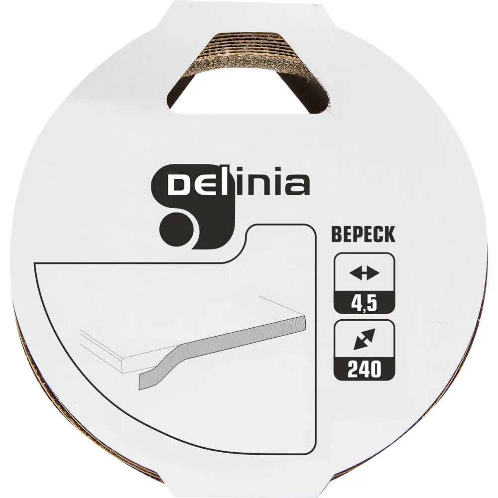 Кромка для столешницы Вереск термоклейкая 240x4.5 см DELINIA STLM-2125471 - Вид №1