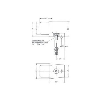 Стопор дверной Trioving SK2031 LK01-13