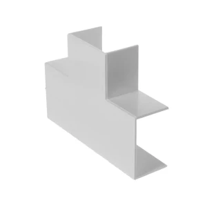 Угол Т-образный для кабель-канала Экопласт MT40/25 мм цвет белый 5 шт.