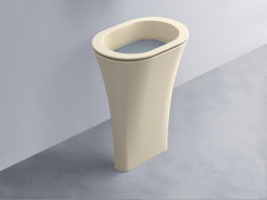 AMLA65-LN+AMPILO-BR+AMCOLO-LN Раковина Amedeo Ovale отдельностоящая cielo Enjoy + Amedeo