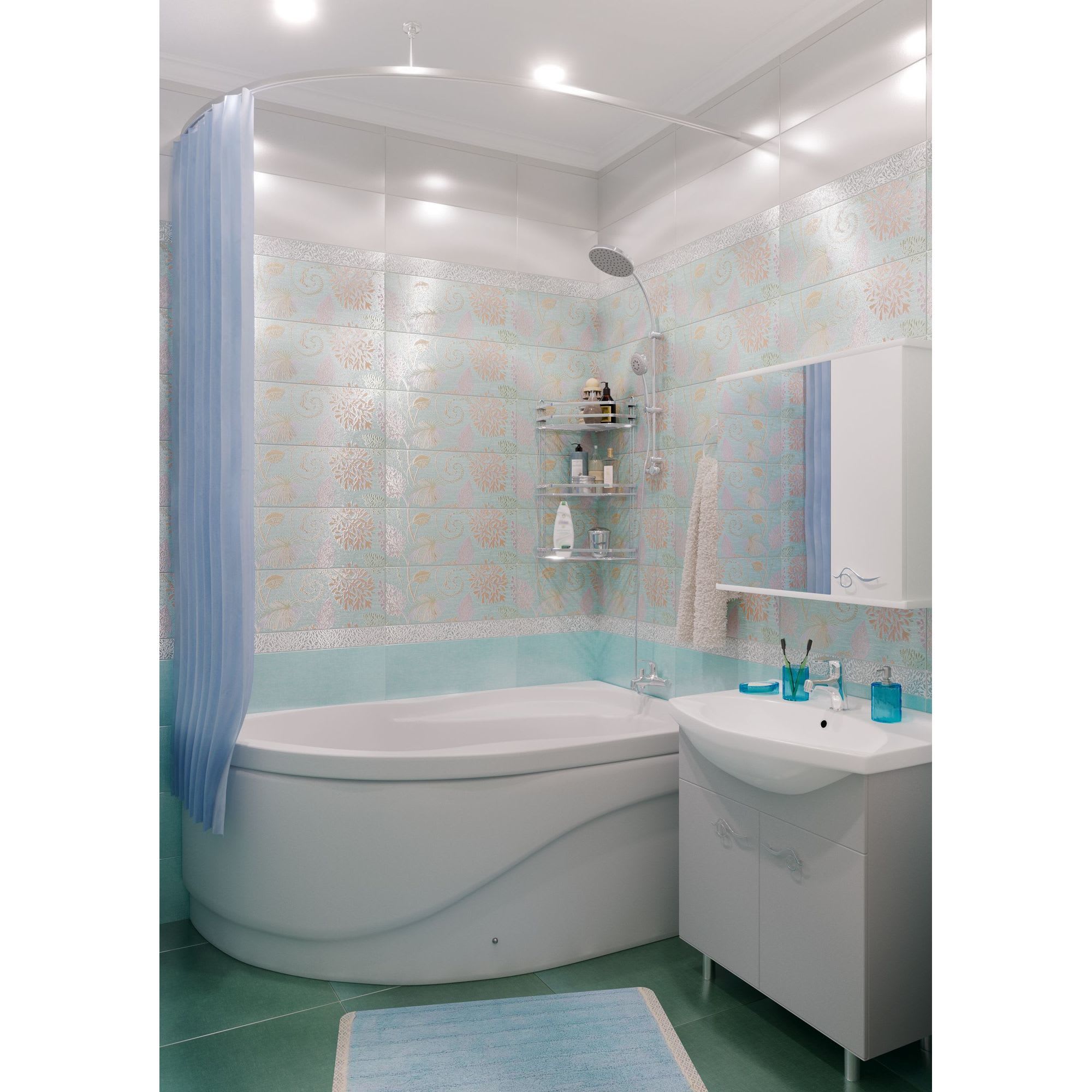 14585847 Шкаф зеркальный «» 65 см цвет белый Венеция Santreyd - Вид №4