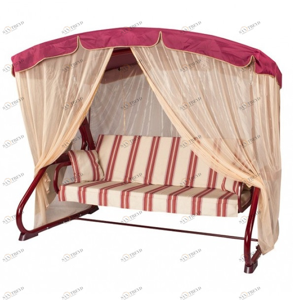Качели садовые Leset 902 Bordo Premium IMPEX  132277 Красный 