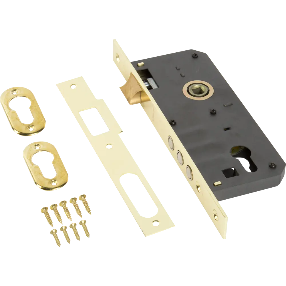 Врезной замок APECS 2600-G золотистый для входных дверей 82207317 STLM-0021992 - Вид №1