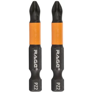 Магнитная бита RAGE PZ2x50 мм для профессионального монтажа (2 шт) 89369253