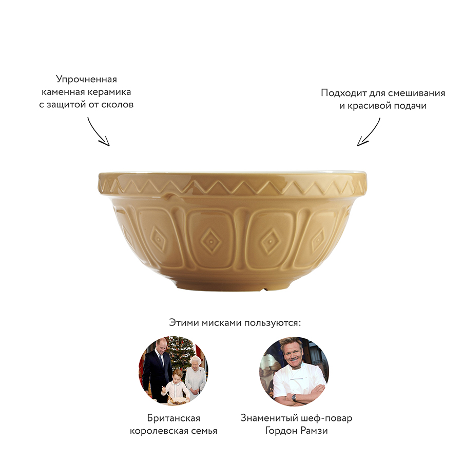 2001.006 Миска для смешивания cane, D24 см, 2 л Mason Cash  - Вид №8