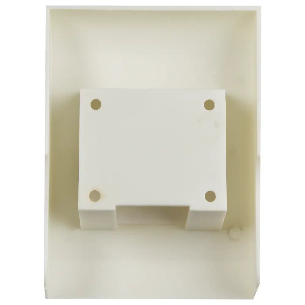 Подрозетник для плинтуса ПВХ 58 мм цвет белый TPlast STLM-2192741 - Вид №2