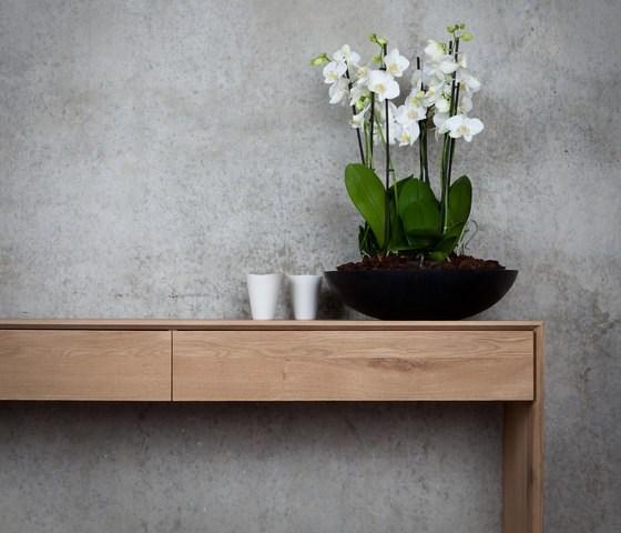 Ethnicraft Консоль из массива дерева с ящиками Oak nordic 51444 - Вид №1