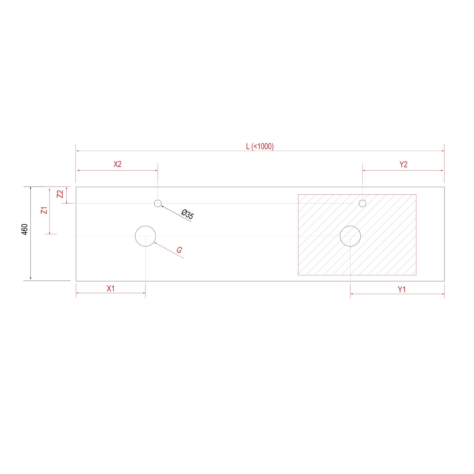 23485 SALGAR Столешница механизированная до 1000 SBIANCATO 16 мм Sbiancato  - Вид №1