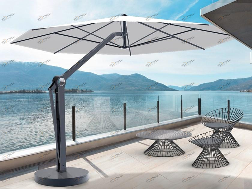 Ombrellificio Poggesi Круглый стальной зонт с боковой стойкой sun-id-1395475