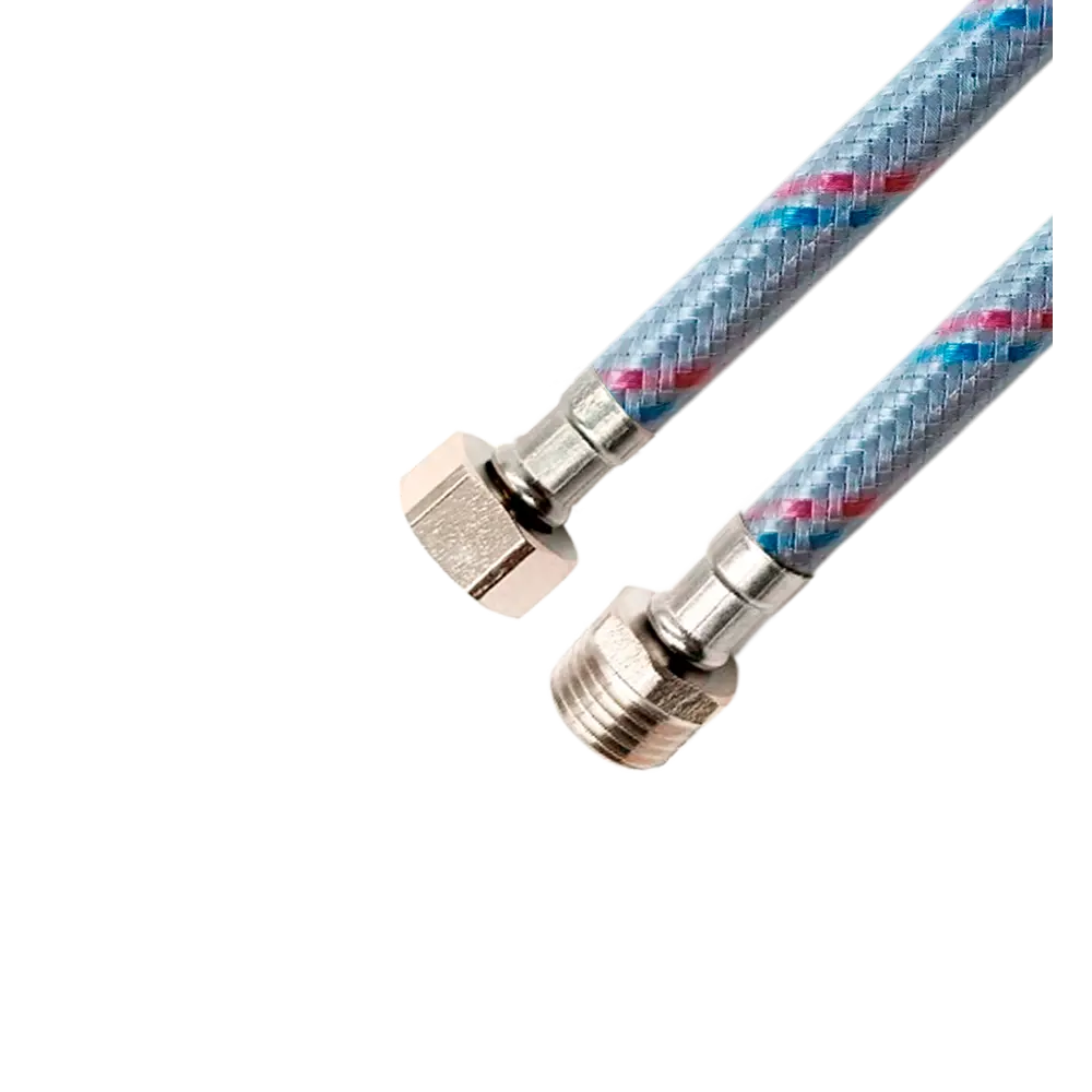 Гибкая подводка для воды Vaxt 1/2" гайка-штуцер 60 см STLM-2037682