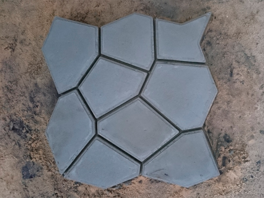 Форма для изготовления дорожек "Дорожка" 50*50*6 см ГеоПластБорд GPBST-255 - Вид №1