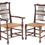 W588 Стул Ливерпуля Spindleback ijlbrown  - Вид №2