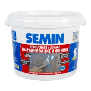 Финишпаста полимерная Semin Rebouchage & Lissage 4 кг 14296834 STLM-2128386