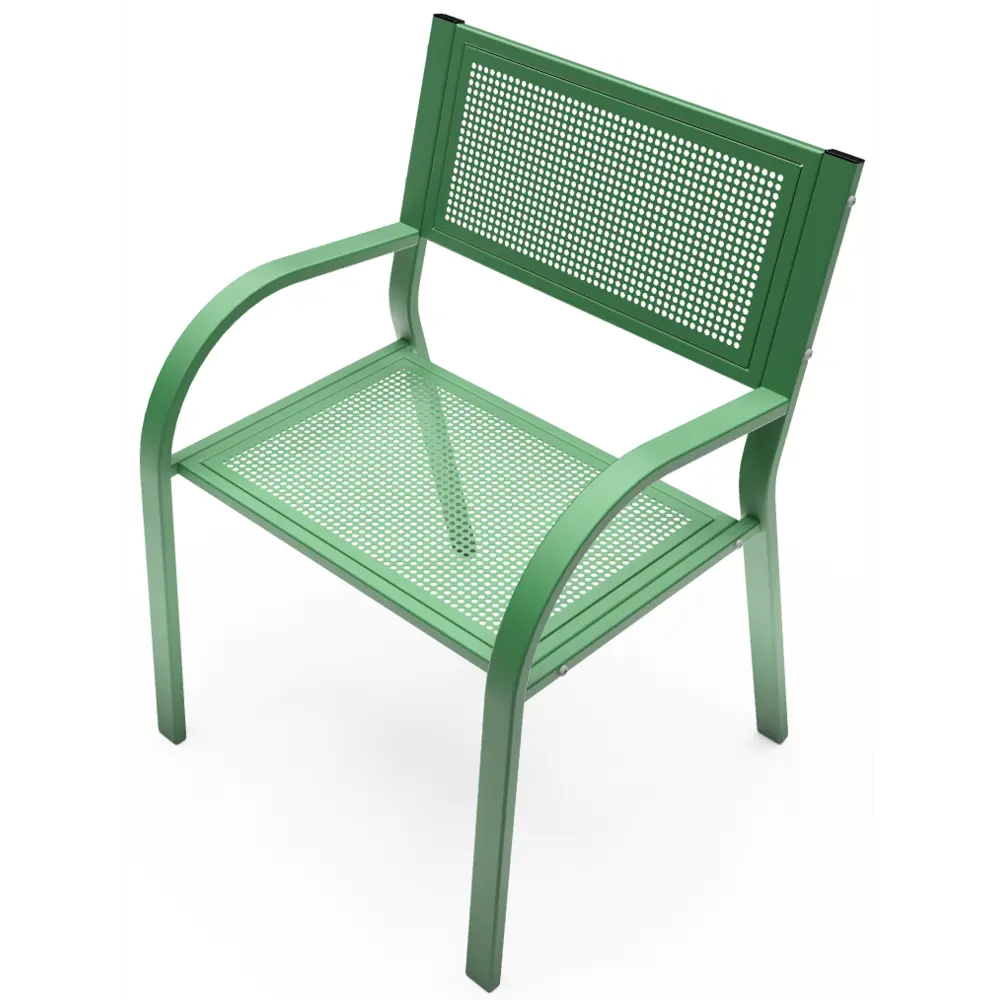 Кресло садовое VG C 05 53.5х58х85 см металл зеленый Santreyd VG C 05/green STLM-2027509