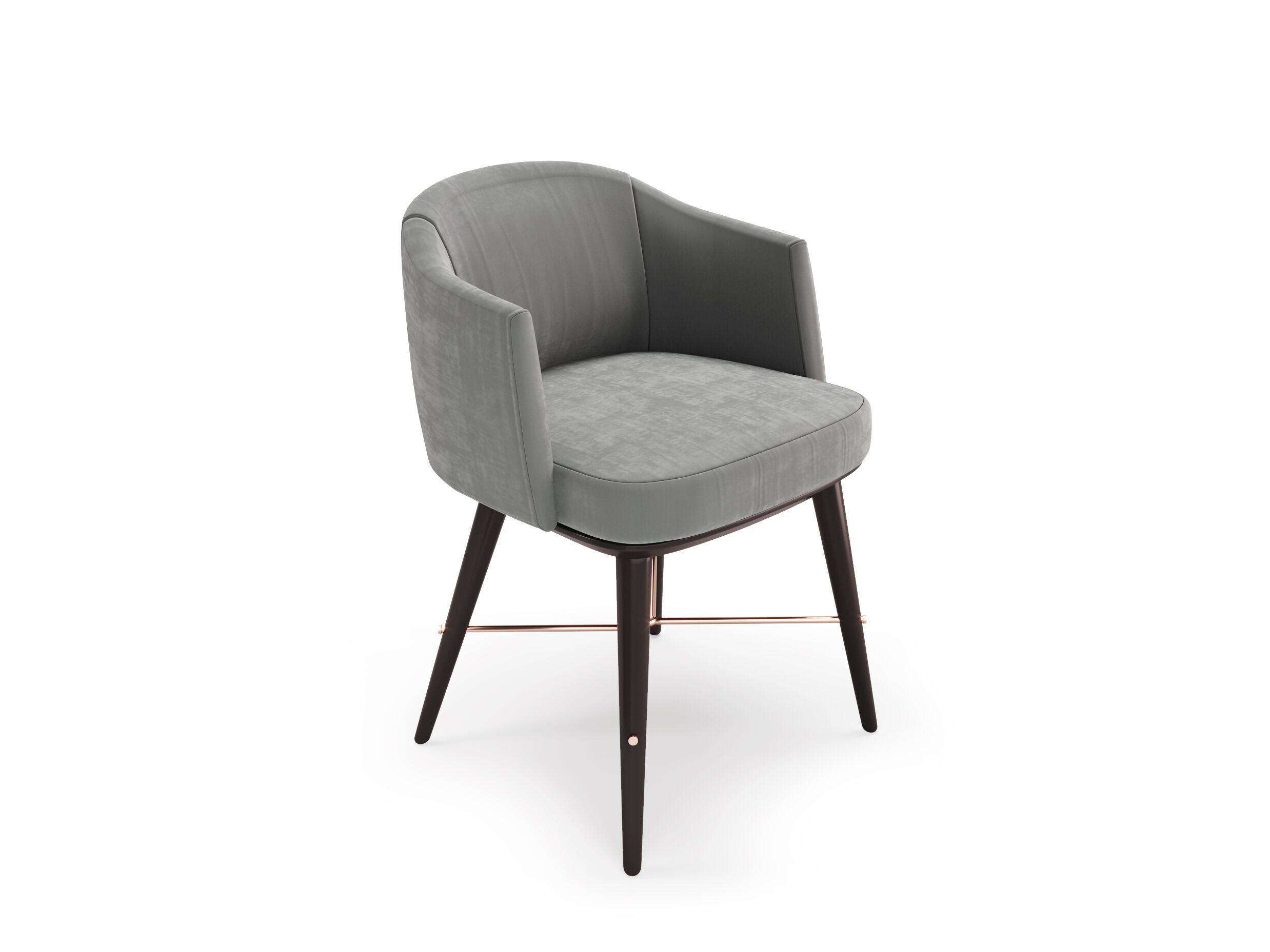 Тканевый стул с подлокотниками PRADDY Natur ARCH-00040668