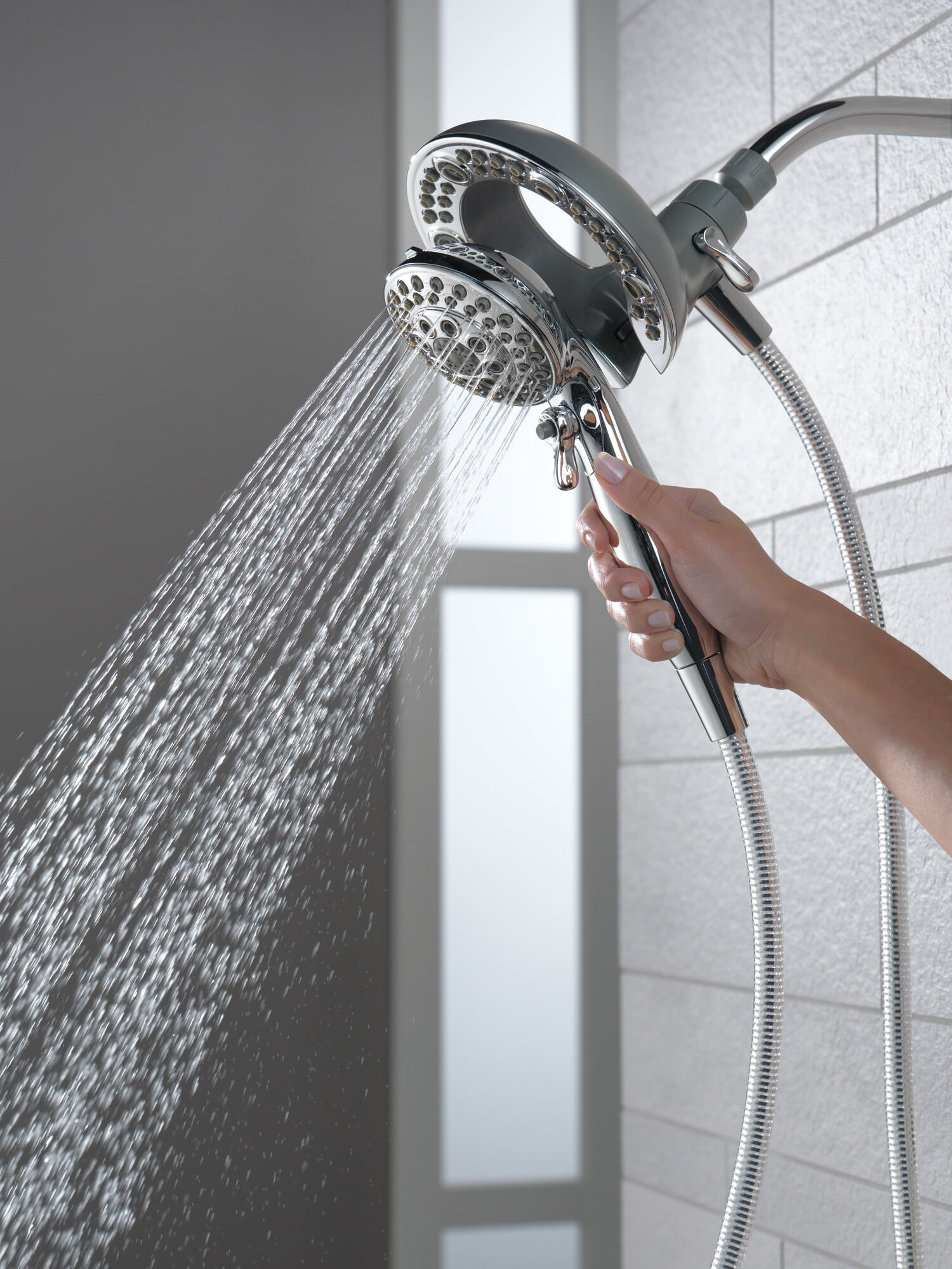 75588 In2ition® Душ два в одном Delta Faucet Universal Showering Хром  - Вид №3