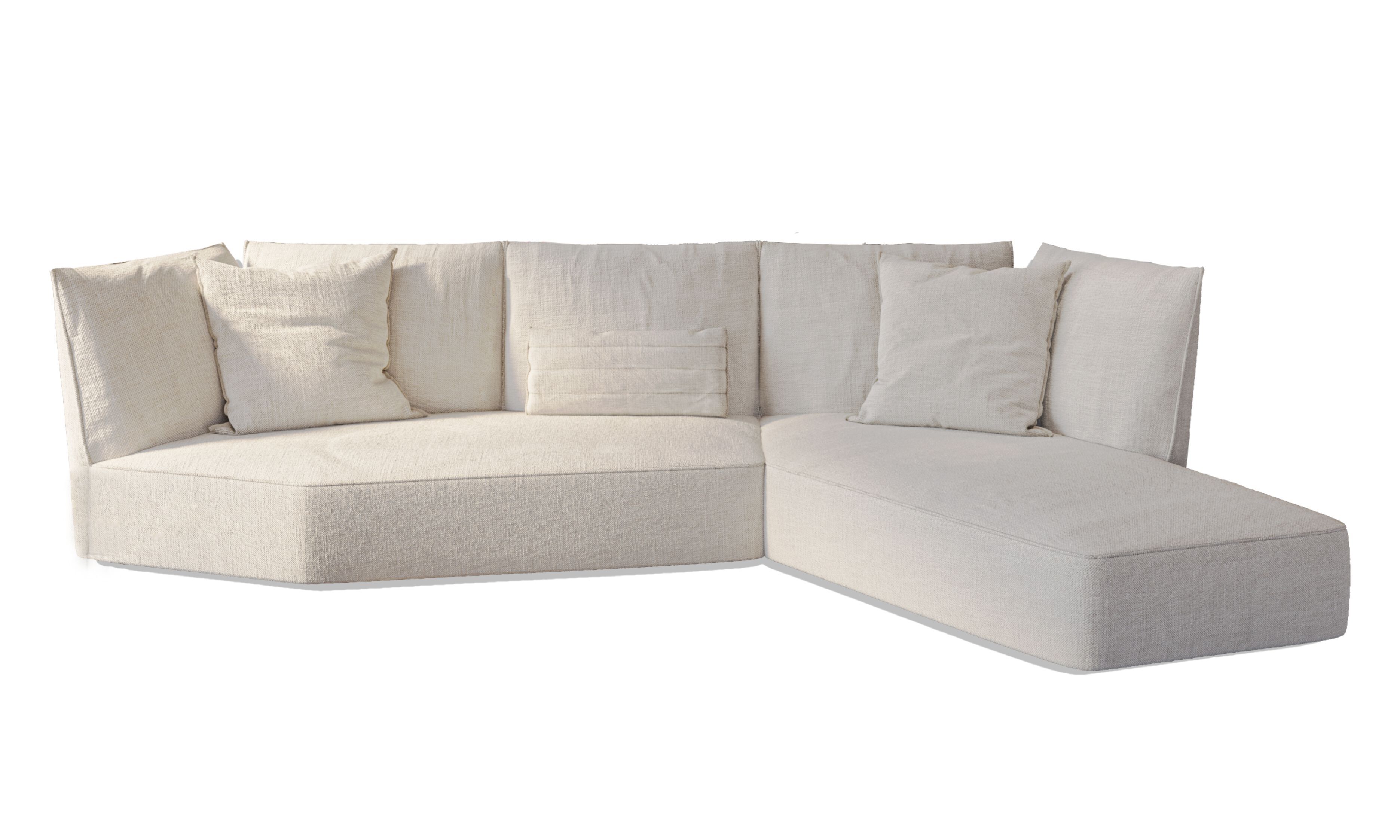 Секционный диван из кожи или ткани Vibieffe 35 WAVES ARCH-00145103 - Вид №4