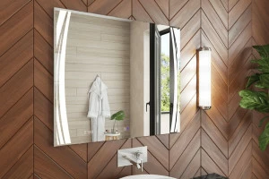 Зеркало Elen Luxe 700700⨉40⨉700 мм хром