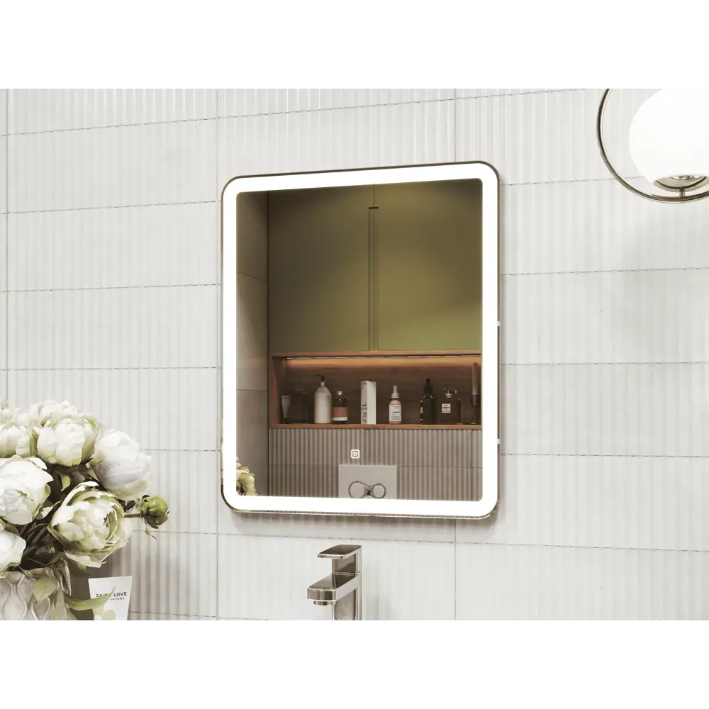 Зеркало Vigo Bora Classic LED с подсветкой для ванной комнаты 84005329 STLM-0046054 - Вид №4