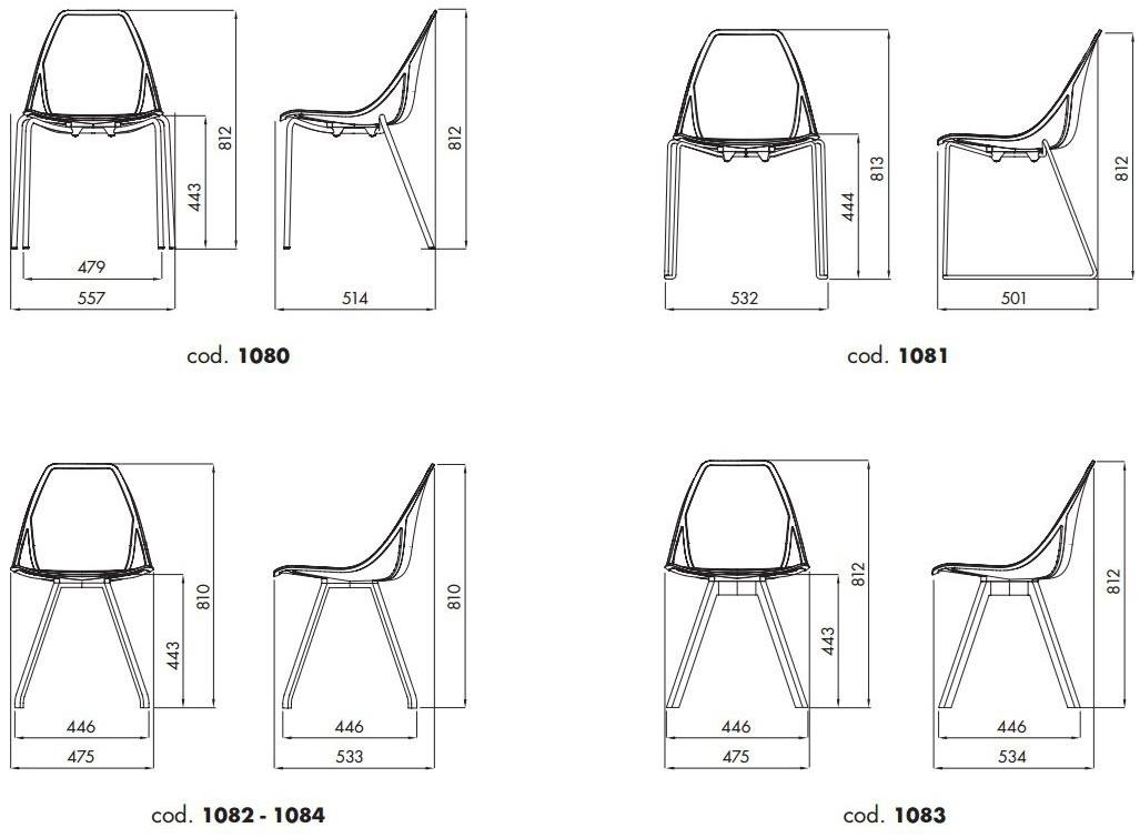 ALMA DESIGN Кресло вращающееся на козелке X chair 1082-cs108t - Вид №1