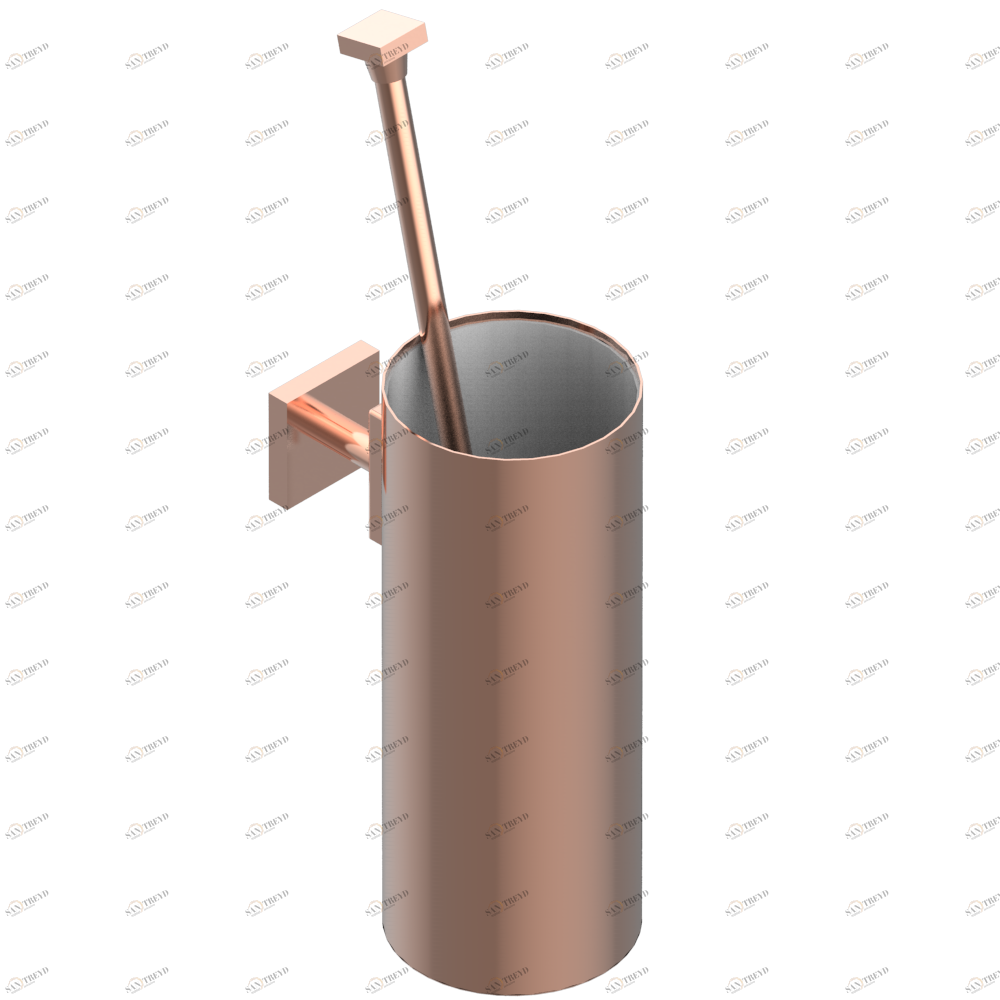 G5E-4720 Стакан настенный и щётка для унитаза Thg-paris Soho Розовое золото G5E-4720 CAT.F