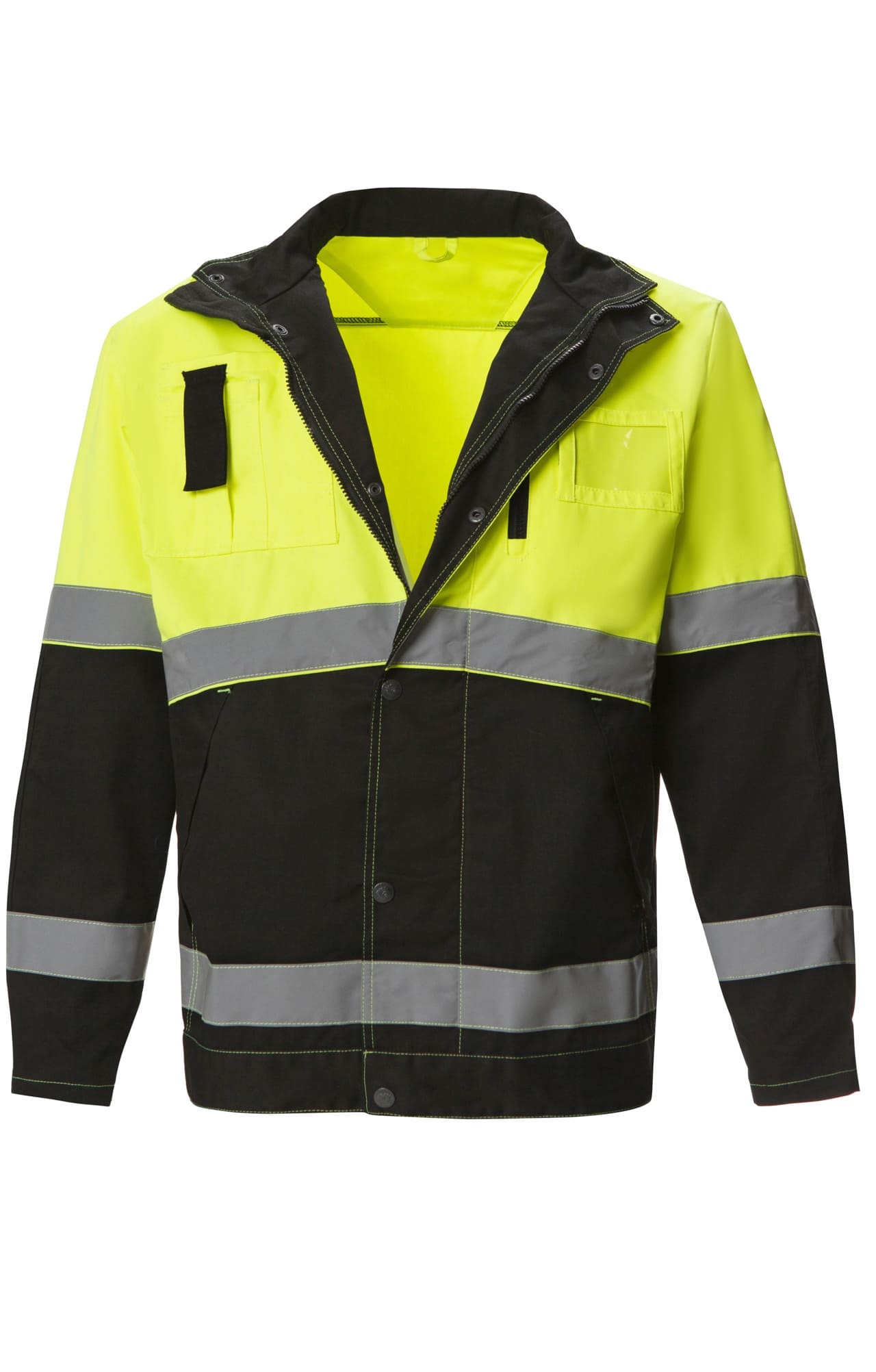 69774 Костюм "Премиум" летний черный с лимонным  Летняя спецодежда размер 60-62/182-188  - Вид №3