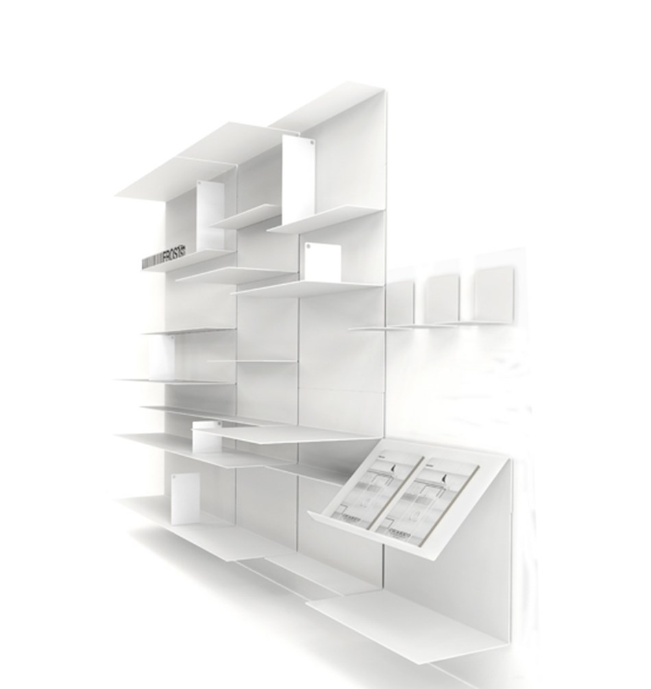 FROST Полка 4022 15x15x100cm » белая Алюминий Белый U4022-W  - Вид №1