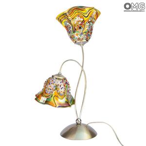 3388 ORIGINALMURANOGLASS Настольная лампа Панк - муранское стекло OMG 50 см
