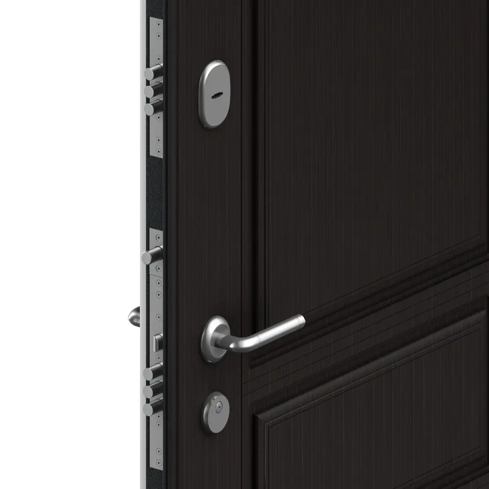 Дверь входная металлическая Премиум New 88x205 см левая венге с зеркалом DOORHAN STLM-2024133 - Вид №5
