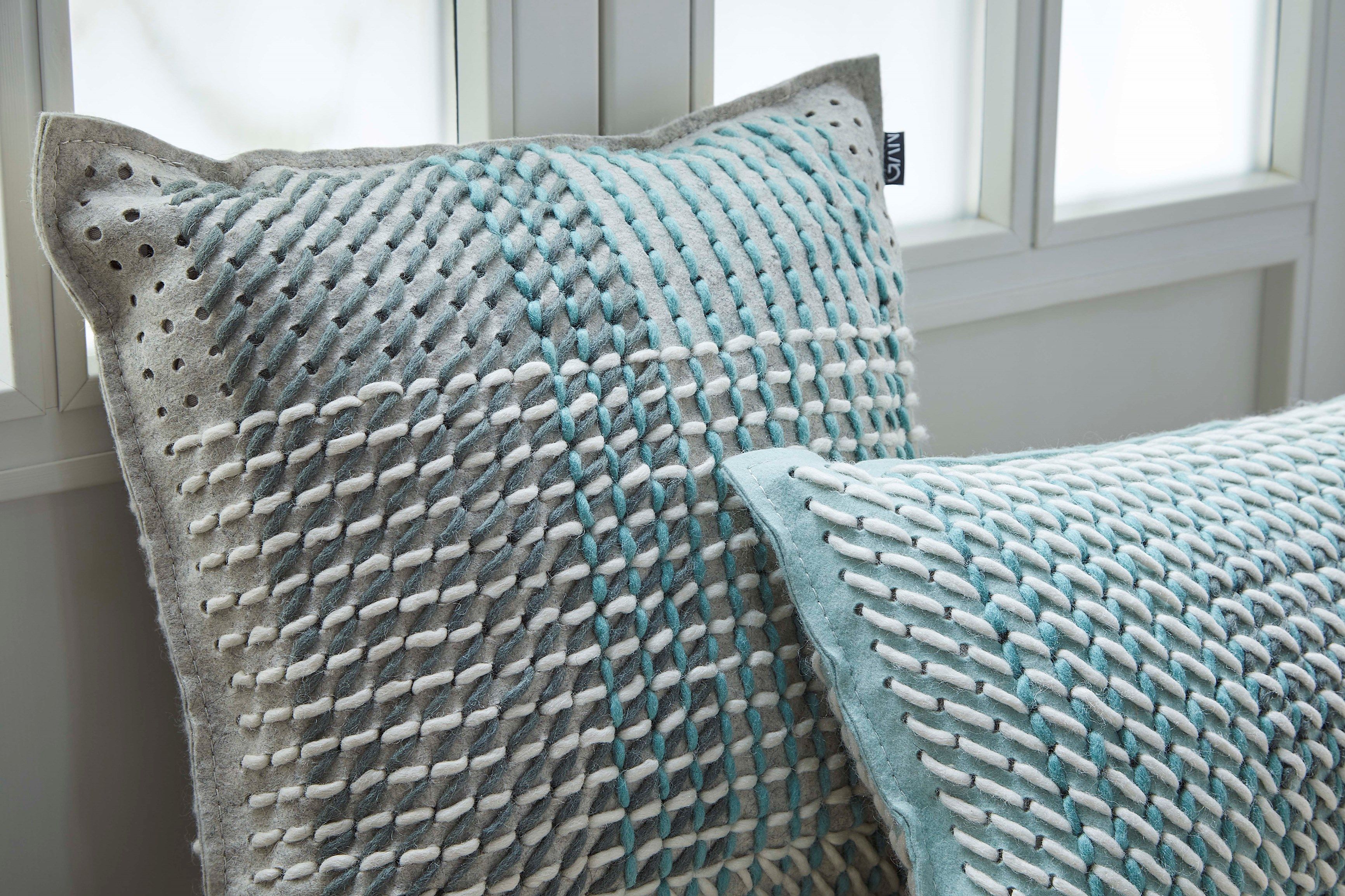 Квадратная подушка из ткани GAN Canevas Geo ARCH-00107097 - Вид №3