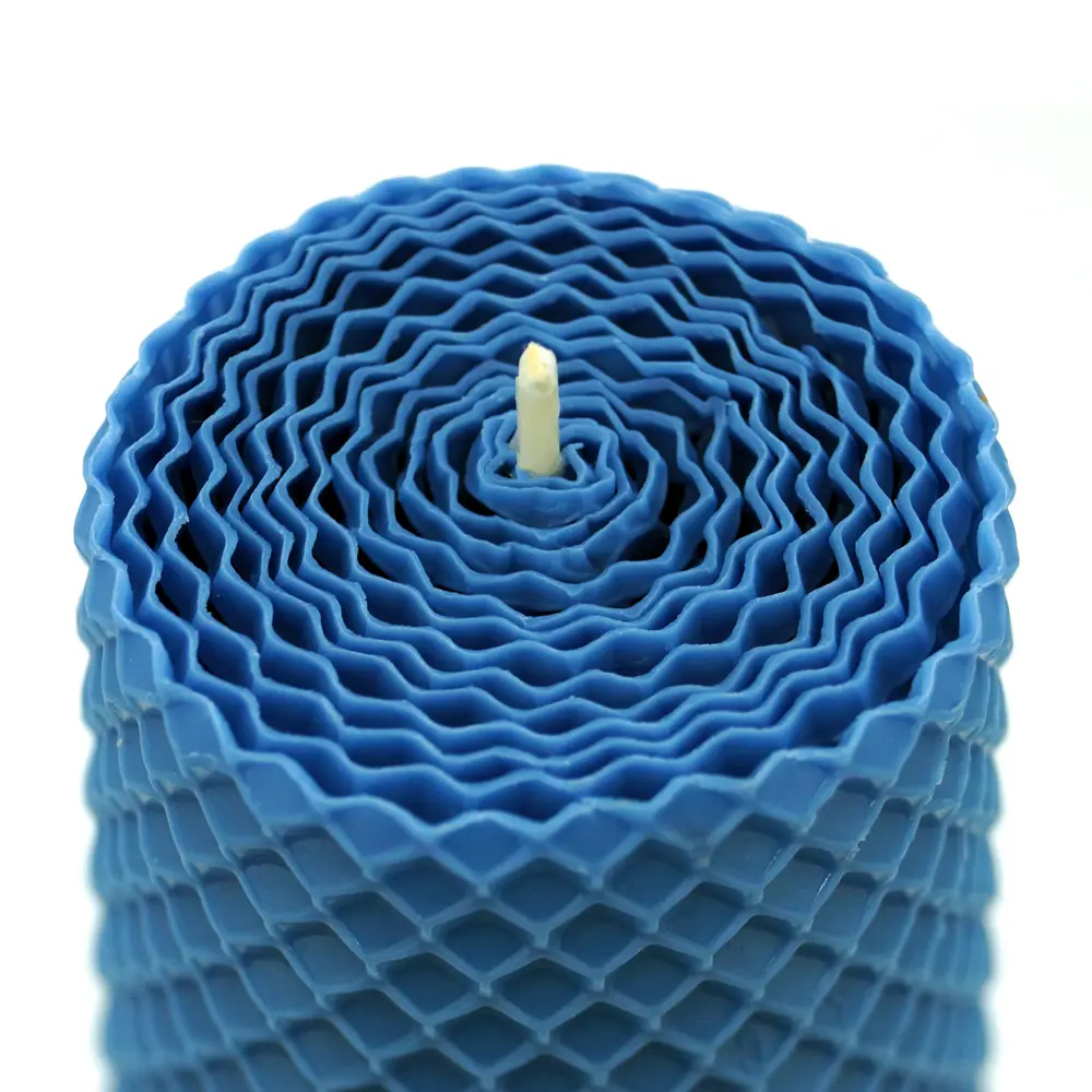 Свеча вощинная цилиндр голубая 6x26 см EVIS STLM-2211151 - Вид №1