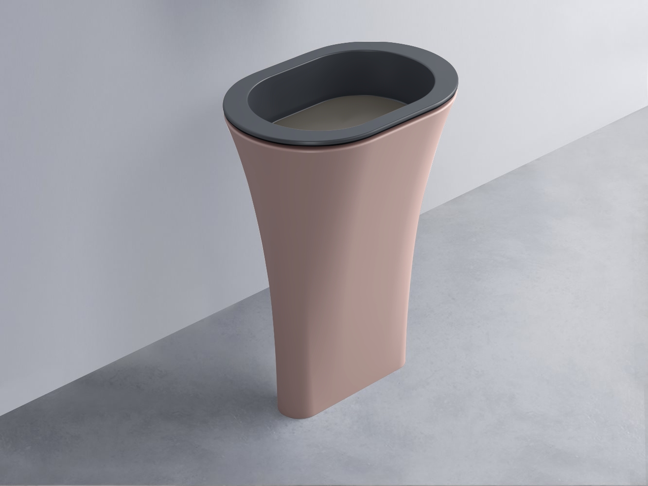 AMLA65-BA+AMPILO-FN+AMCOLO-CP Раковина Amedeo Ovale отдельностоящая cielo Enjoy + Amedeo Ceramica Cielo