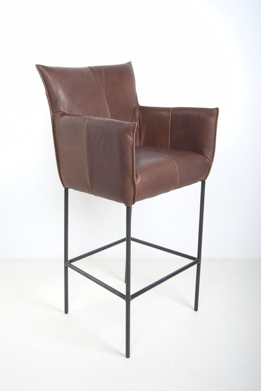 Jess Высокий кожаный табурет с подлокотниками Forward sun-id-1389532 - Вид №5