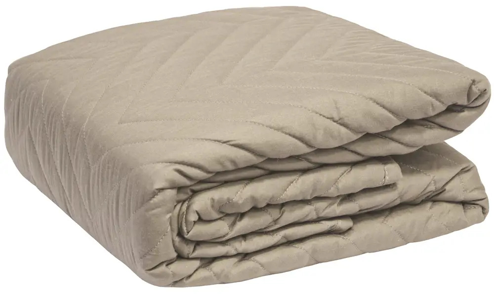 INSPIRE Покрывало Nicolosi бежевое 240x200 см из микрофибры 89334495