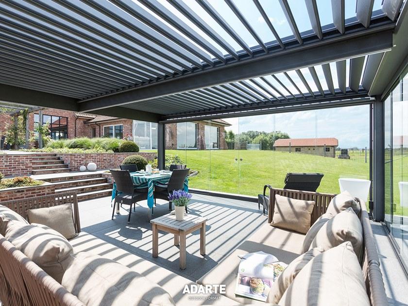 ADARTE Алюминиевая пергола с регулируемыми жалюзи  A101  - Вид №6